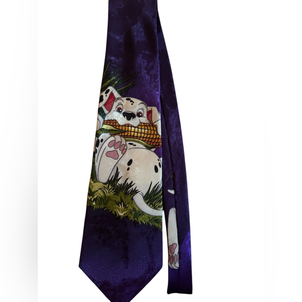 Disney 101 dalmations 100% silk neck tie